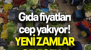 Gıda fiyatları cep yakıyor! Yeni zamlar gelecek…